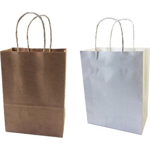 30PCS/Lot NEW kraft DIY Multifunction paper bag with handle/27x21x11cm/Shopping bag/Fashionable gift paper bag/Wholesale