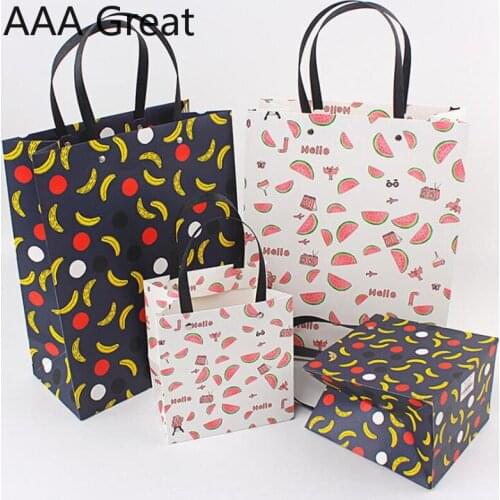 48Pcs/Lot Birthday Paper Bags Gift Candy Birthday Bags for Baby Wedding Christmas Packaging Party Supplies Clothes Favour Pouch