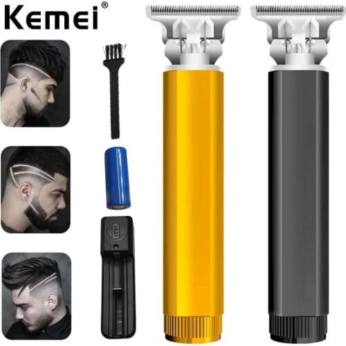 Kemel Hair Clippers Professional Hair Cutting Machine Hair Beard Trimmer For Men Barber Shop Electric Shaving T-Outliner Men