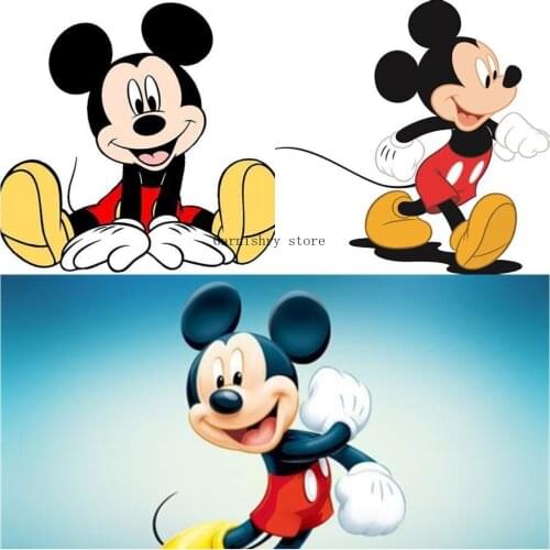 5D Diamond Painting Disney Mickey Mouse Cross Stitch Kits Embroidery Mosaic Diy Home Decor Round/Square Drill Gift
