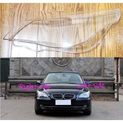 For BMW 5 series E61 E60 520/523/525/530 2004 2005 2006 2007 2008 2009 2010 Car Headlight cover Headlamp Lens Auto Shell Cover