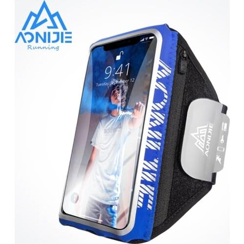 AONIJIE A7101 TPU Touchscreen Cell Mobile Phone Sports Running Armband Arm Bag Jogging Case Holder Cover For Fitness Gym Workout