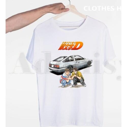 Initial D Drift Japanese Anime AE86 T-Shirt Men Short Sleeve Summer Fashion Tshirt Casual T Shirt Fashion Tee Shirt O-Neck Tops