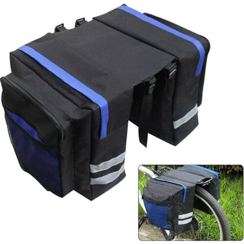 Mountain Bike Rear Shelf Bag Bicycle Double Side Rear Rack Luggage Carrier 2 In 1 Camotrunk Bag Cycling Equipment
