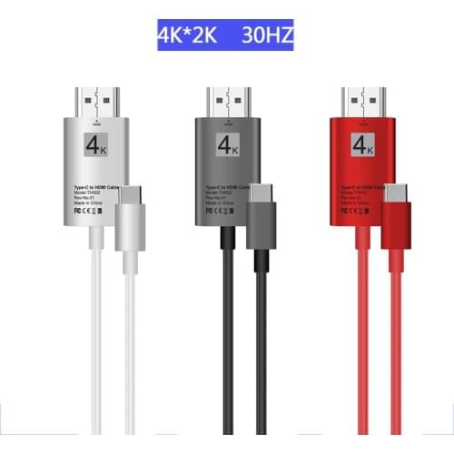 GREATLINK USB C HDMI Cable Type C to HDMI Thunderbolt 3 for MacBook Samsung Galaxy S9/S8 Huawei Mate 10 Pro P20 USB-C HDMI cable