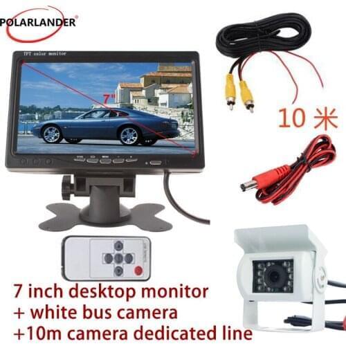12V Rearview Camera Car Monitor Headrest 7 Inch or 9 Inch Remote Control 2 Way Video Input Display Screen TFT LCD Color Screen