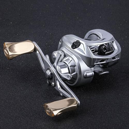 Sougayilang 9+1 BB 7.0:1 Gear Ratio High Speed Baitcasting Fishing Reel Magnetic Brake Metal Body Left Right Hand Fishing Reel
