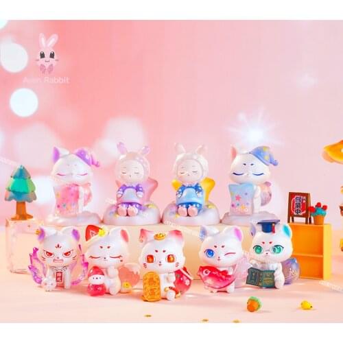Kori Little Fox Blind Box Toys Guess Bag Caja Ciega Blind Bag Toys for Girls Anime Figures Luminous Cute Model Birthday Gift