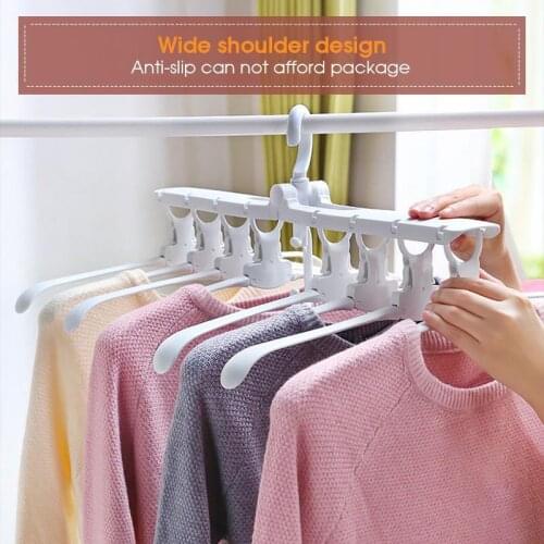 Multi-functional Upgrading Rack Magic port Support hangers for Clothes Drying Multifunction Plastic Clothes hanger Storage Hang