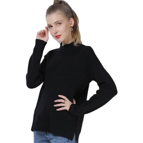 XIKOI Fashion O-Neck Basic Sweater Autumn Winter Solid Knitted Pullovers Women Slim Soft Jumper Sweater Kawaii Sweaters Girl