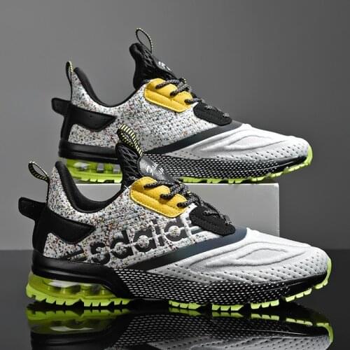 Men Sneakers 2021 New Air Cishion Running Shoes For Men Outdoor Lightweight Big Size Male Sports Shoes Reflective Jogging Shoes