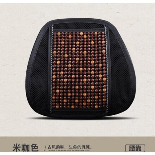 KKYSYELVA Office Chair Massage Back Lumbar Support Pillow Mesh Ventilate Cushion Pad Auto Interior Accessories Waist Supports