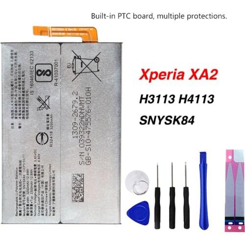 Original XA2 Battery for Sony Xperia XA2 H3113 H4113 SNYSK84 1309-2682 SNYSK84 3300mAh