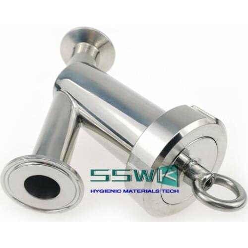 1" 1-1/4" 1-1/2“Sanitary Filter Stainless Steel SS304 1.5"Tri Clamp OD 50.5mm Y Type Sanitary Filter Strainer