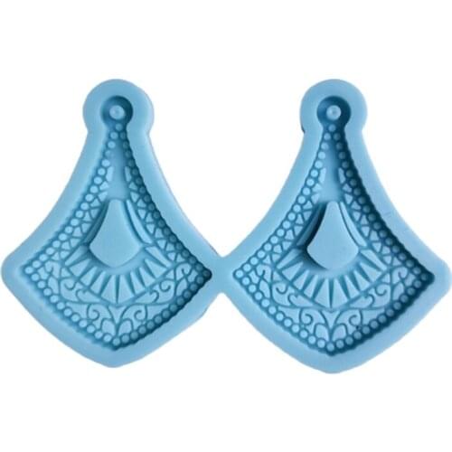 Earrings Epoxy Resin Mold DIY Crafts Jewelry Necklace Ear Studs Casting Mold Keychain Pendant Silicone Mould