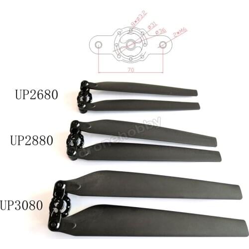UP2680 / UP2880 / UP3080 Agriculture drone Carbon composite folding paddle UFUP 26 / 28 / 30 inch propeller for P80 8318 Motor