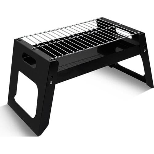 Portable Stainless Steel Barbecue Charcoal Barbecue Grill Outdoor Foldable Barbecue Grill Camping Family Party Barbecue Tool