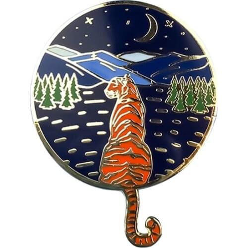 Tiger Enamel Pin