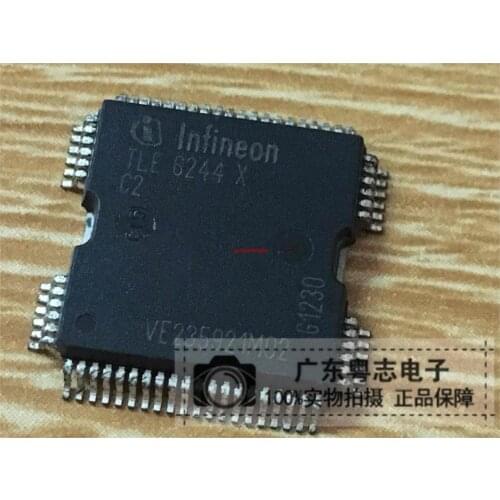 TLE6244X TLE6244 TLE 6244 X TLE 6244X C2 18 Channel Smart Lowside Switch QFP64 for Mercedes Benz 272 273 ECU fuel injection Chip