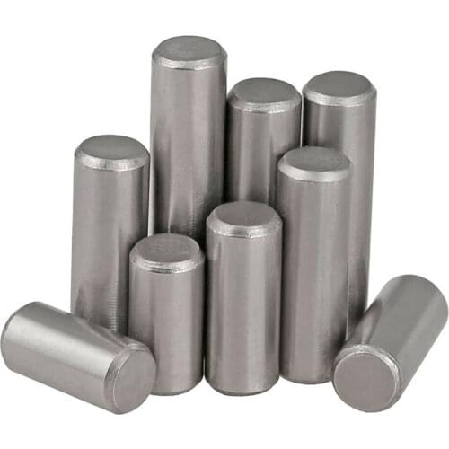 M1.5 M2 M2.5 M3 M4 A2 304 Stainless Steel Solid Cylindrical Pins Locating Dowel Pins GB119