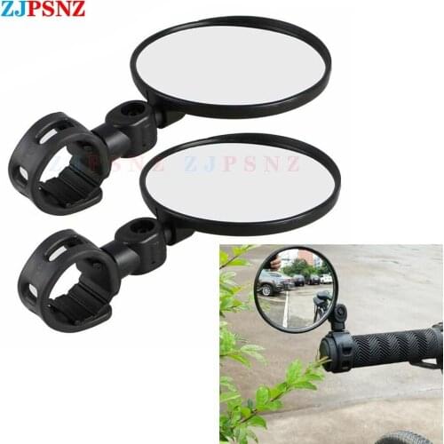 2Pcs Bicycle Mirror Handlebar Rearview Mirror Wide Angle 360 degree Rotate Mountain Bike Bicycle Handlebar 15 -35mm High Quality