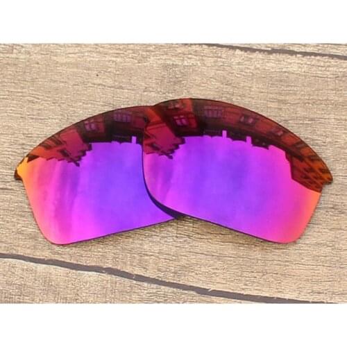 Vonxyz Midnight Mirror Polarized Replacement Lenses for-Oakley Bottle Rocket Frame