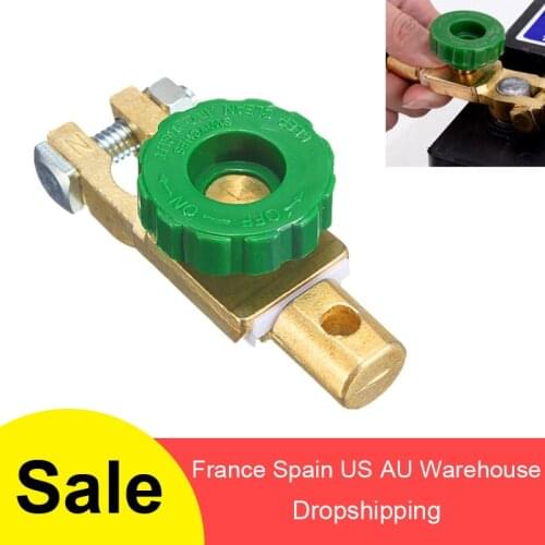 1Pc Car Motorcycle Battery Terminal Link Quick Cut-off Switch Rotary Disconnect Isolator Car Truck Parts Battery Cut-off Switch