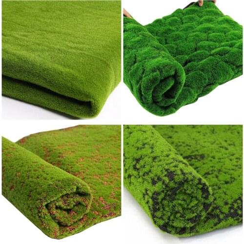 1M * 1M Easter Straw Mat Green Artificial Lawn Carpet Fake Turf Home Garden Moss Home Floor DIY Wedding Decoration Grass