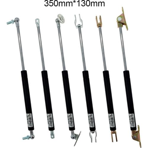 18*8 Rod 130mm Stroke 50N-500N/5kg-50kg Gas Spring Cupboard Hinges Gas Spring Force lift support 350mm Hole Center Distance