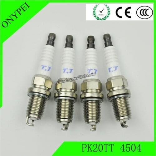 4pcs PK20TT 4504 Platinum Spark Plug for Chevy Mitsubishi BMW Jeep PK20TT-4504