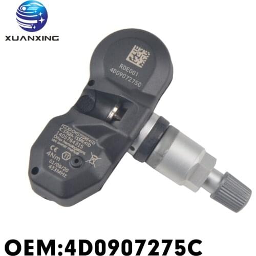 4D0907275C Tire Pressure Sensor Monitoring System TPMS 433MHz For 04-06 Volkswagen Phaeton Audi A8 04-09