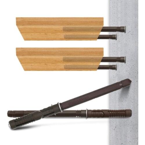 YYSD 6Pcs Hidden Floating Shelf Brackets Concealed Invisible Heavy Duty Shelf Support Bracket for Wall Shelf 10mm x 100mm