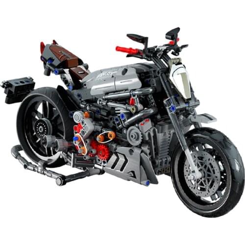 672002 Ideas Building Blocks Famous Motorcycle Model Bricks Diy Assembly Educational Set Toys Childrens Birthday Boys Gifts