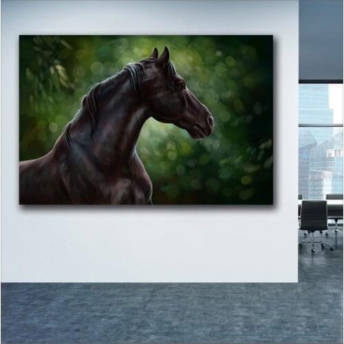 Large size Printing Oil Painting Horses Painting Art wall art canvas print pictures for living room and bedroom No Frame