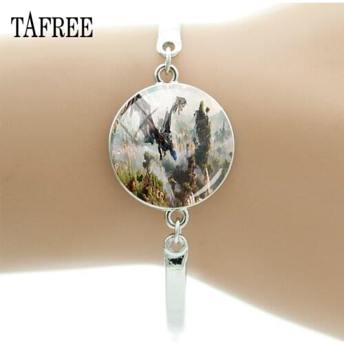 TAFREE Horizon Zero Dawn Action Games Bracelets Fashion Charm Bracelet Bangles Men Women Luxury Brand Silver Color Jewelry HZD03