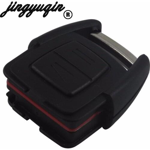 Jingyuqin 2 Buttons Remote Car Key Shell case for Vauxhall Opel Astra Zafira Omega Vectra No Chip Uncut Blade Car Key shell