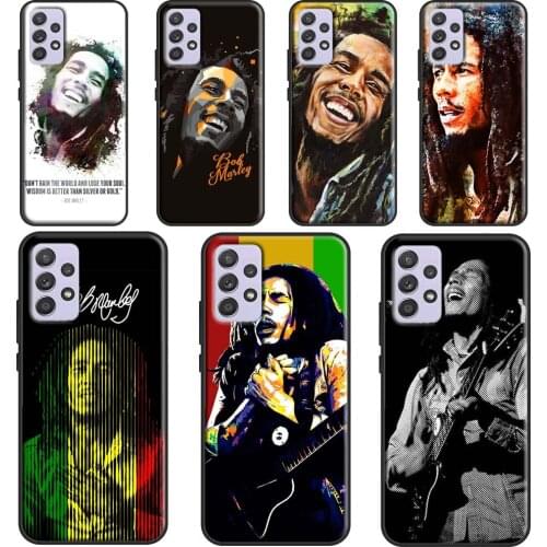 Bob Marley For Samsung Galaxy A12 A32 A52 A72 A51 A71 A31 A11 A02S A20S A50 A70 A20e A21S Phone Case