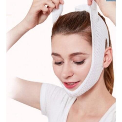 Breathable V Face Cheek Lift Up Band Face Thin Mask Reduce Double Chin V-Line Shaping Bandage Anti Wrinkle Tension Firming Belt