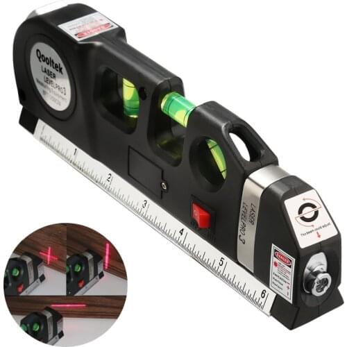 Hot Sale Accurate Multipurpose Laser Level Lever Cross Projects Horizontal Vertical Laser Light Beam Measure Tape