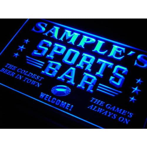 Tj-tm Name Personalized Custom Sports Bar Beer Pub Neon Light Signs with On/Off Switch 7 Colors 4 Sizes