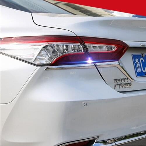 Rear Combination Lamp Trim Strip for Toyota Camry 2018 8th XV70 Accessories 4PCS