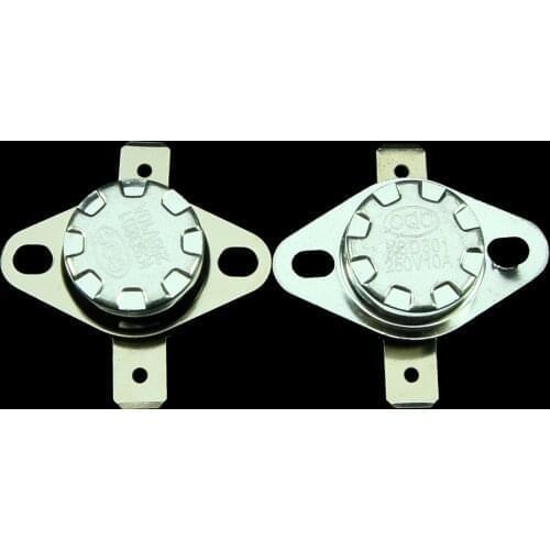 KSD301 10A250V 40 45 50 55 60 65 70 75 80 85 90 95 100 105 110 Degrees Celsius Normally Closed Temperature Switch Thermostat
