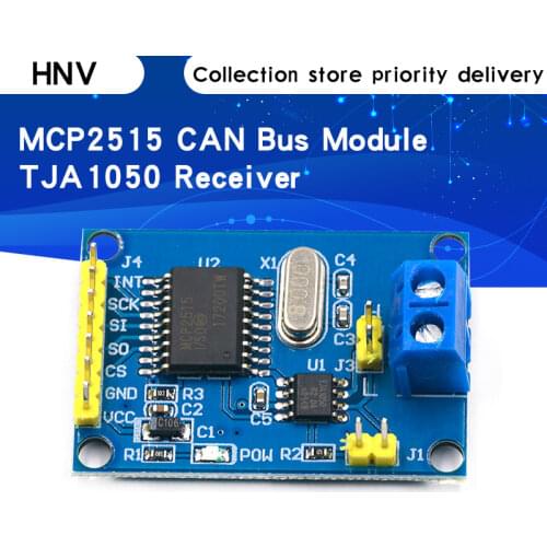 MCP2515 CAN Bus Module TJA1050 receiver SPI For 51 MCU ARM controller