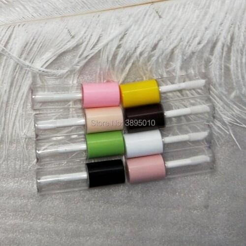 3ml Mini Sample Lip Gloss Bottle, Plastic Portable Small Lip Gloss Packaging Container, DIY Lip Gloss Tube F473
