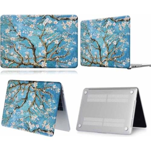 Tree Paint Pattern Fasion Anti-slip Laptop Case For Apple Macbook 12/Air 11 13 A2337/Pro 13(A2251 A2289) 15 16 /Pro 13 A2338