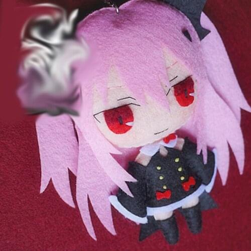 Handwork Q Style Cartoon Anime Seraph of the end DIY Material Toy Keychain Bag Cosplay Doll for Boy Girl Gift 1 pcs
