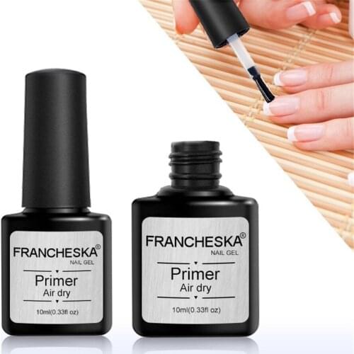 10ml No Acid Primer Fast Dry in Air Base Gel No Need Of UV/LED Lamp Nail Polish Long Lasting Gel Lacquer For Nail Art Design