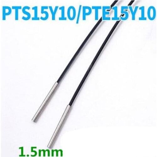 Probe wire of 1.5mm optical fiber PTS15Y10 PTS15Y20 PTE15Y10 PTE15Y20 PTC15Y10 PTC15Y20 sensor with convex pin