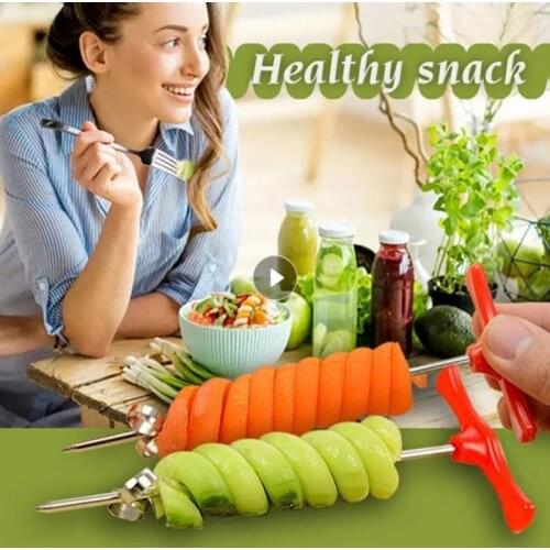 Vegetables Spiral Knife Potato Carrot Cucumber Chopper Easy Spiral Screw Slicer Cutter Spiralizer Kitchen Accessories Gadgets