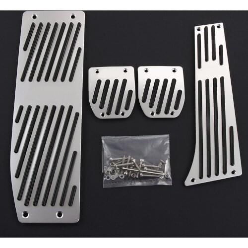 Car Styling ,For BMW 1,3 Series X1 E39 E46 E87 E90 E91 E92 Non-drilling Non-slip Accelerator Gas Fuel Brake Foot Rest Pedal Pads